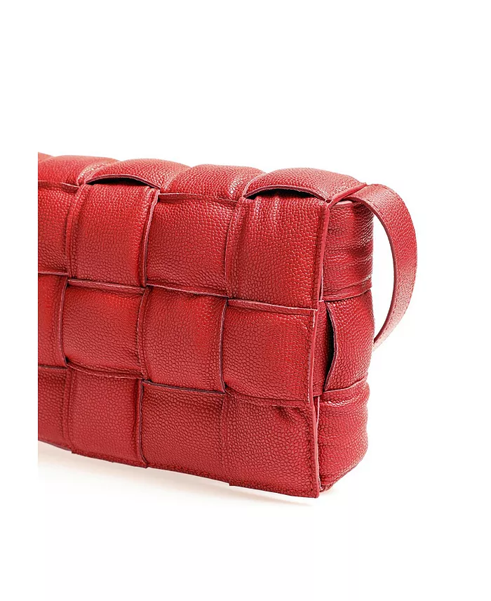 Alfani Furniq UK Women's Genuine Leather Shoulder Bag Handbags Purses & Accessories