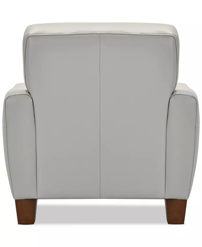 Alfani Furniture Galligher 36" Leather Chair Created For Macy's Furniture