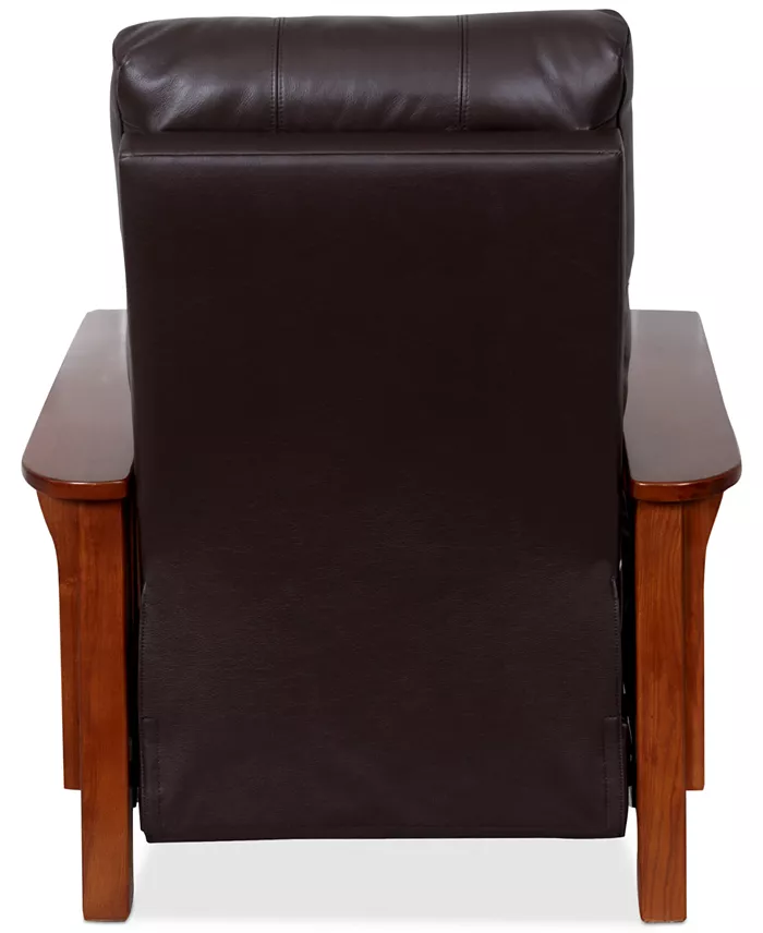 Alfani Furniture Harrison Leather Pushback Recliner Created For Macy's Furniture
