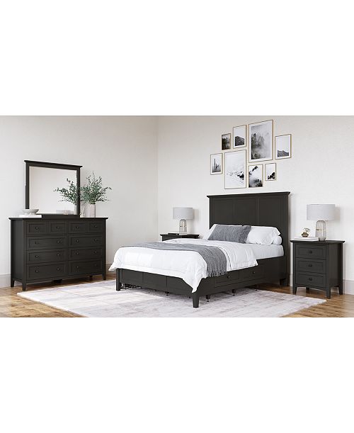 alfani Furniture Hedworth King Storage 3-Pc. Set (Bed Dresser & Nightstand) Furniture