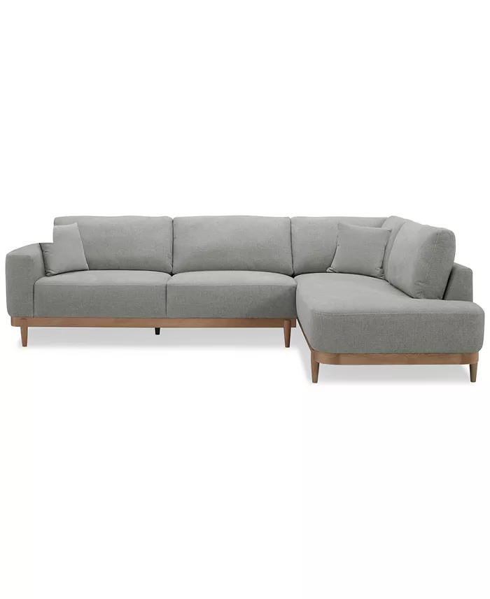 Alfani Furniture Jharli 2-Pc. Fabric Sectional Sofa Created For Macy's Furniture
