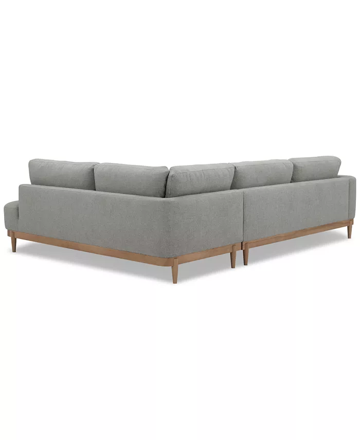 Alfani Furniture Jharli 2-Pc. Fabric Sectional Sofa Created For Macy's Furniture
