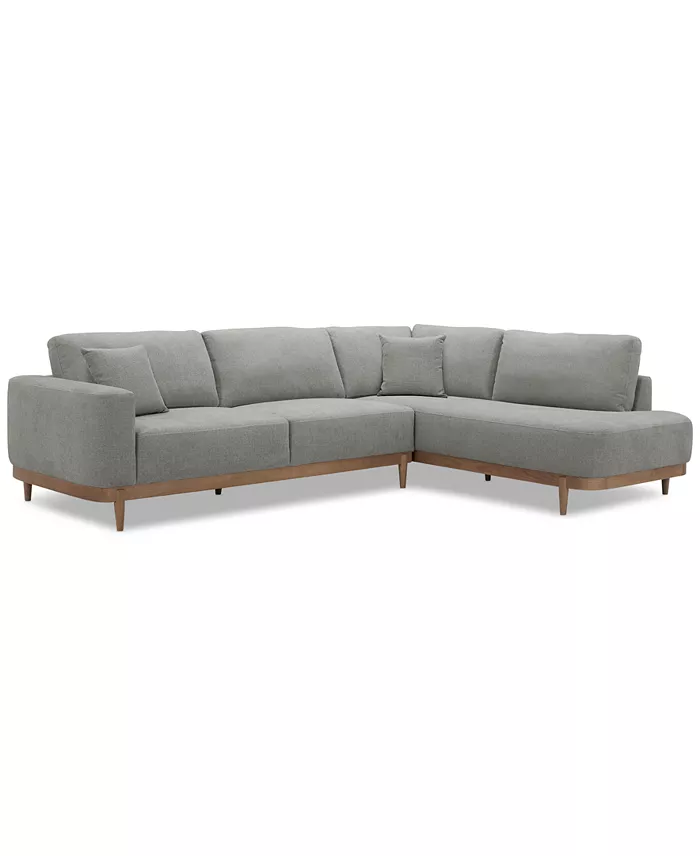 Alfani Furniture Jharli 2-Pc. Fabric Sectional Sofa Created For Macy's Furniture