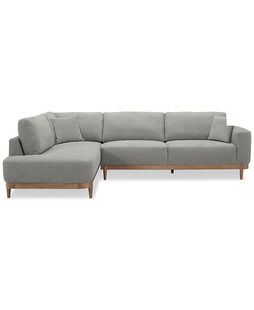 alfani Furniture Jharli 2-Pc. Fabric Sectional Sofa Created for Macy's Furniture