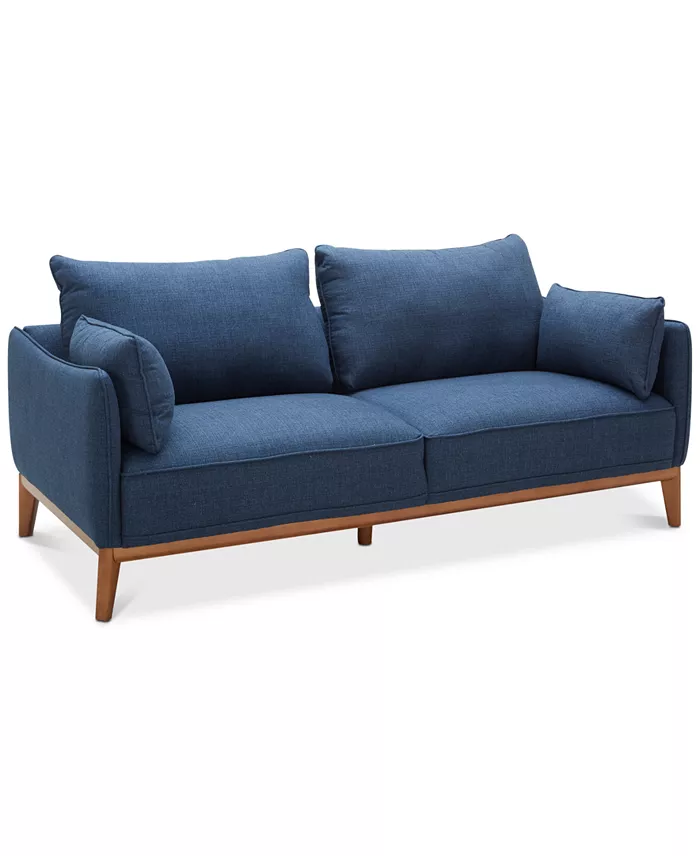 Alfani Furniture Jollene 78" Fabric Sofa Created For Macy's Furniture