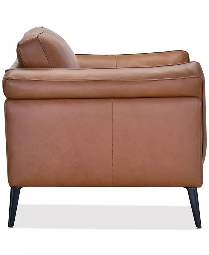 Alfani Furniture Keery 49" Leather Chair Created For Macy's Furniture