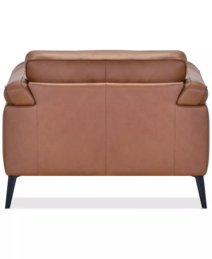 Alfani Furniture Keery 49" Leather Chair Created For Macy's Furniture