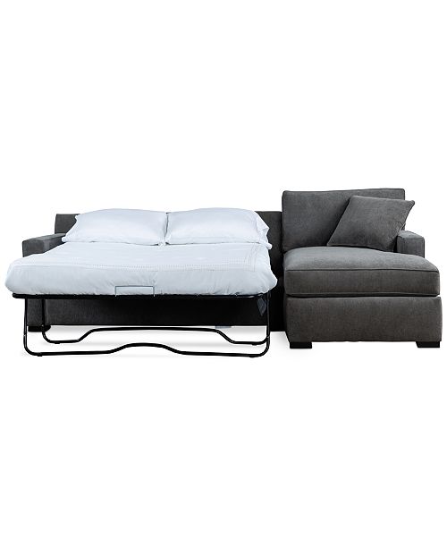 alfani Furniture Radley 2-Pc. Fabric Sleeper Sectional Exclusively at Macy's Furniture