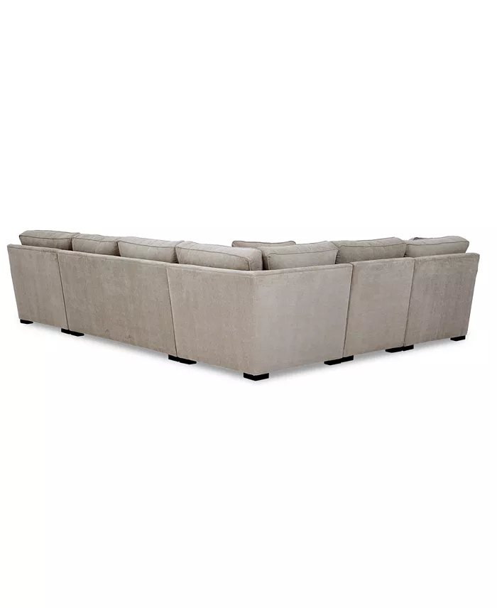 Alfani Furniture Radley 5-Pc. Fabric Sectional Sofa Created For Macy's Furniture