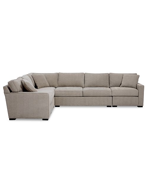 alfani Furniture Radley 5-Pc. Fabric Sectional Sofa Created for Macy's Furniture