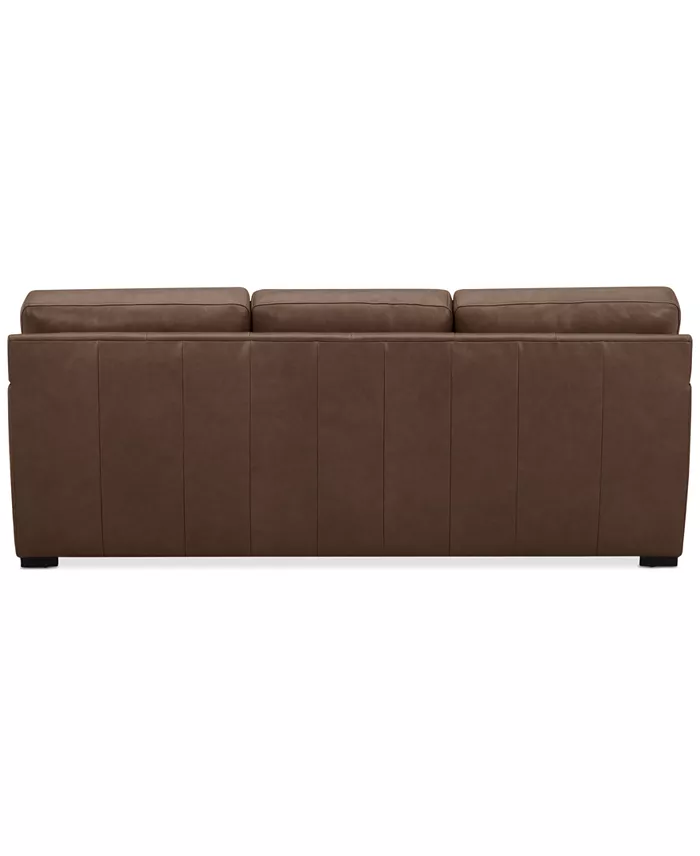 Alfani Furniture Radley 86" Leather Sofa Created For Macy's Furniture