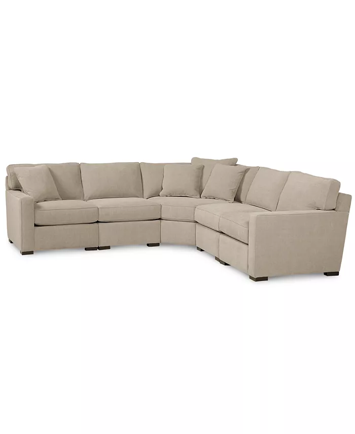 Alfani Furniture Radley Fabric 5-Piece Sectional Sofa Created For Macy's Furniture