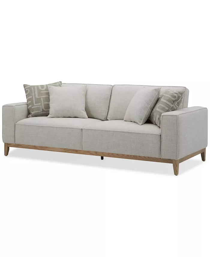 Alfani Furniture Rosecrans 92" Fabric Sofa Created For Macy's Furniture