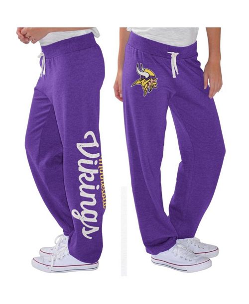 alfani G-III 4Her by Carl Banks Women's Purple Minnesota Vikings Scrimmage Fleece Pants Sports Fan Shop