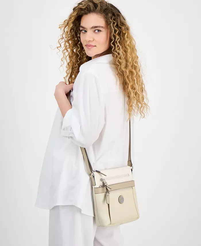 Alfani Giani Bernini Colorblock Pebble Crossbody Exclusively At Macy's Handbags Purses & Accessories