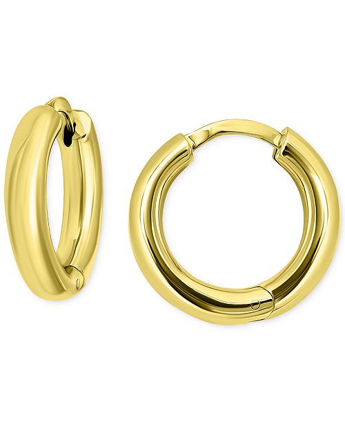 alfani Giani Bernini Small Hoop Earrings in 18k Gold-Plated Sterling Silver (also in Sterling Silver) 3/4" Exclusively at Macy's Jewelry & Watches