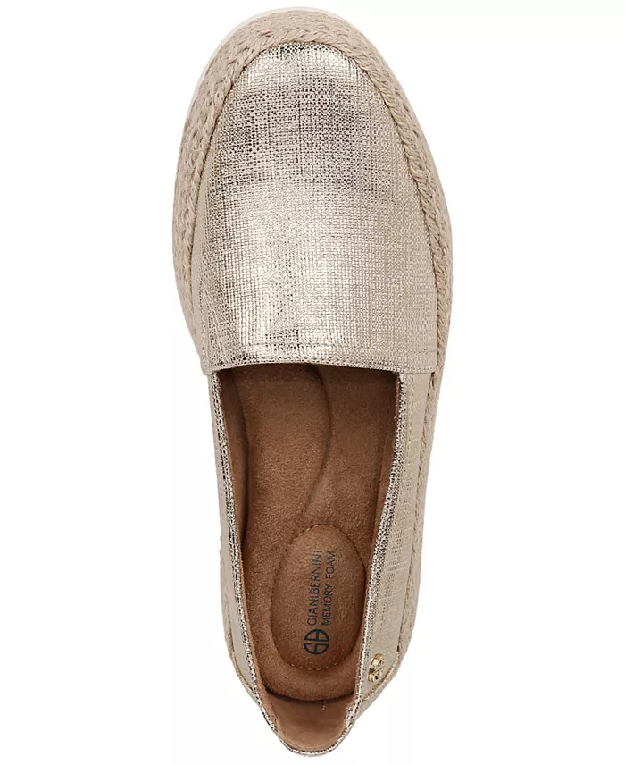 Alfani Giani Bernini Women's Archerr Slip On Espadrilles Created For Macy's Women's Fashion Shoes & Accessories