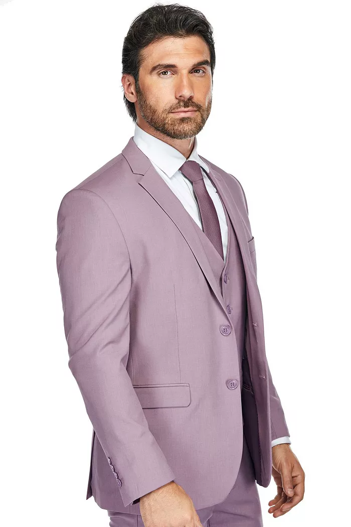 Alfani Gino Vitale Men's Skinny Fit 3-Piece Suit Men's Fashion & Accessories