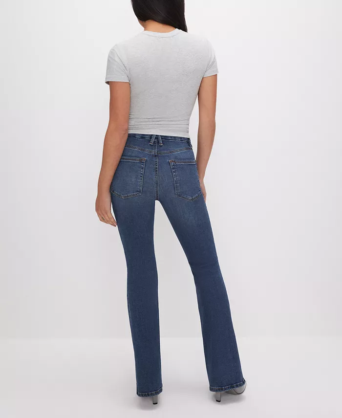 Alfani Good American Petite Good Mid-Rise Flare-Leg Jeans Women's Fashion Shoes & Accessories