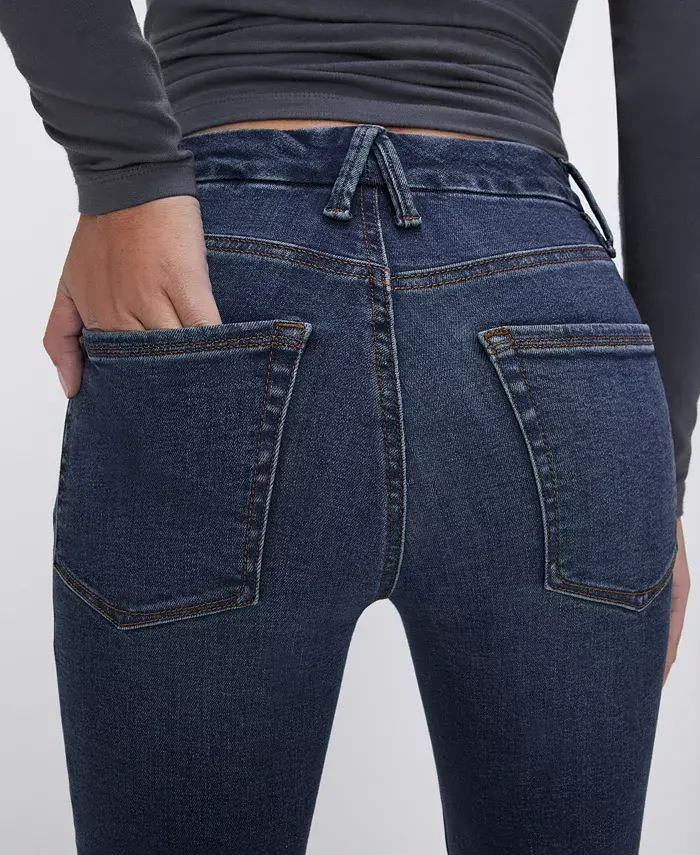 Alfani Good American Petite Good Mid-Rise Straight Jeans Women's Fashion Shoes & Accessories