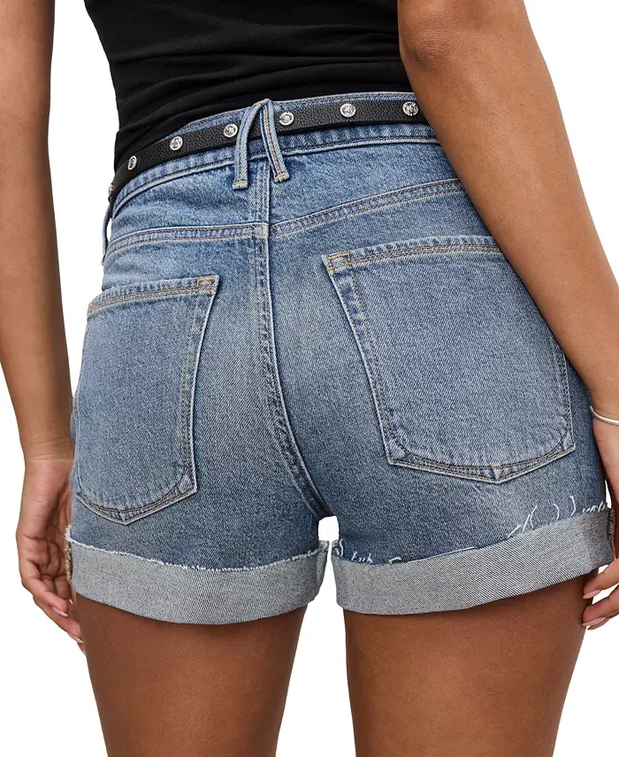 Alfani Good American Women's Good Girlfriend Shorts Women's Fashion Shoes & Accessories