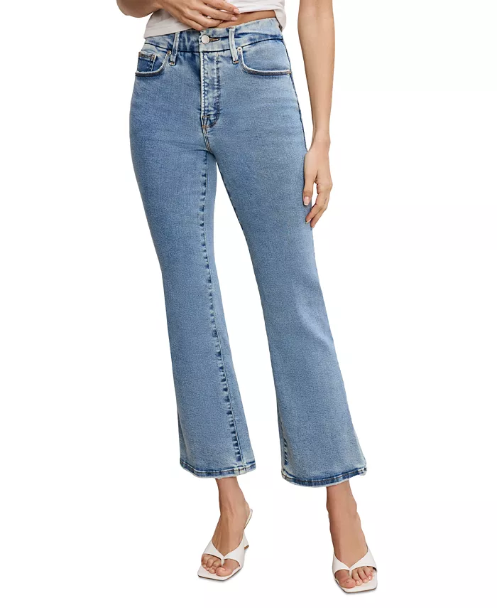 Alfani Good American Women's Good Legs Cropped Mini Boot Jeans Women's Fashion Shoes & Accessories