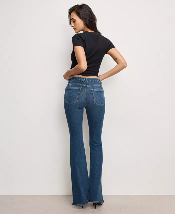 Alfani Good American Women's Good Legs Flare Jeans Women's Fashion Shoes & Accessories