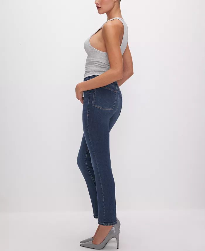 Alfani Good American Women's Good Legs Straight Jeans Women's Fashion Shoes & Accessories