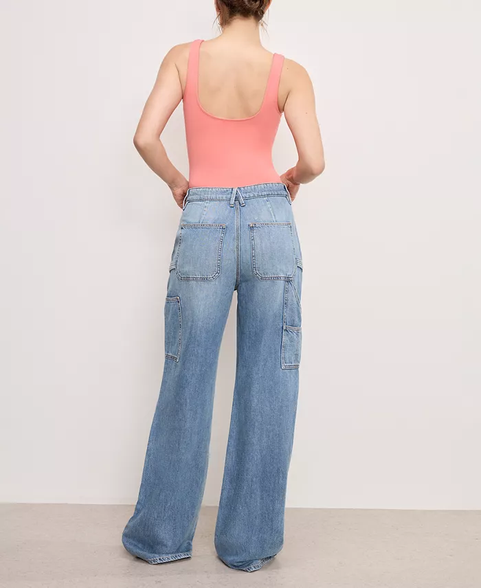 Alfani Good American Women's Good Standard Ease Carpenter Jeans Women's Fashion Shoes & Accessories