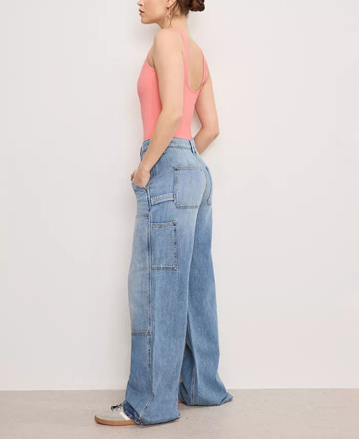 Alfani Good American Women's Good Standard Ease Carpenter Jeans Women's Fashion Shoes & Accessories