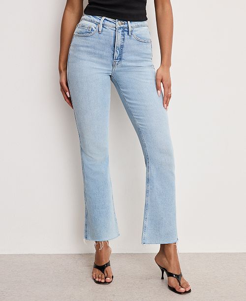 alfani Good American Women's Good Standard Kick-Flare Jeans Women's Fashion Shoes & Accessories
