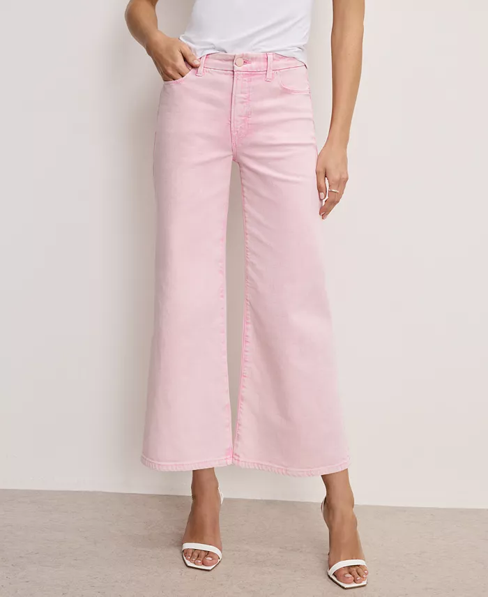 Alfani Good American Women's Good Waist Palazzo Cropped Jeans Women's Fashion Shoes & Accessories