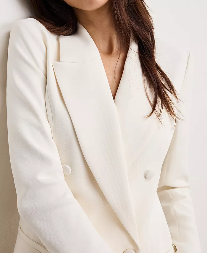Alfani Good American Women's Luxe Suiting Exec Blazer Dress Women's Fashion Shoes & Accessories