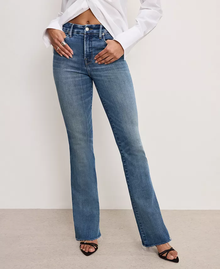 Alfani Good American Women's Soft Tech Good Bootcut Jeans Women's Fashion Shoes & Accessories