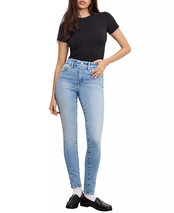 Alfani Good American Women's Soft Tech Good Legs Skinny Jeans Women's Fashion Shoes & Accessories