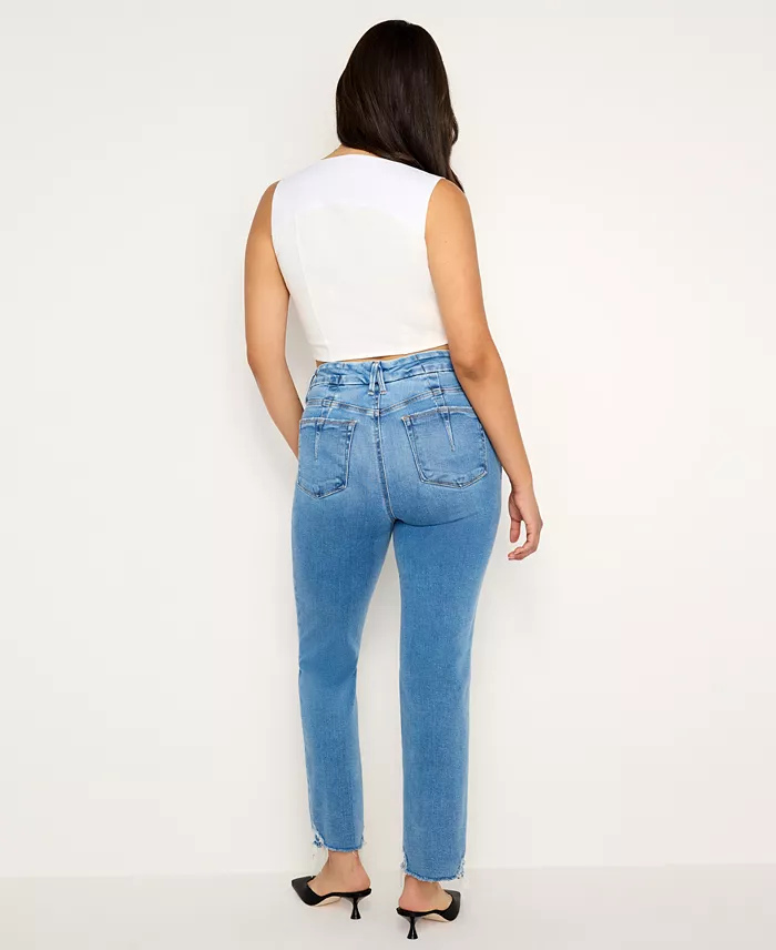 Alfani Good American Women's Soft-Tech Good Legs Straight Jeans Women's Fashion Shoes & Accessories
