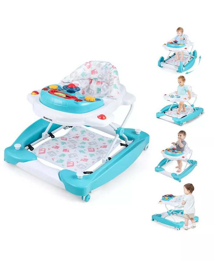 Alfani GOUUN 6 In 1 Foldable Baby Walker With Adjustable Height All Toys