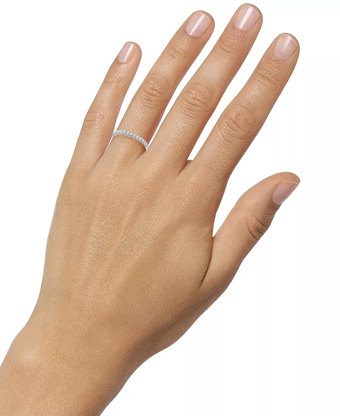 Alfani Grown With Love IGI Certified Lab Grown Diamond Band (3/8 Ct. T.w.) In 14k White Or Yellow Gold Jewelry & Watches