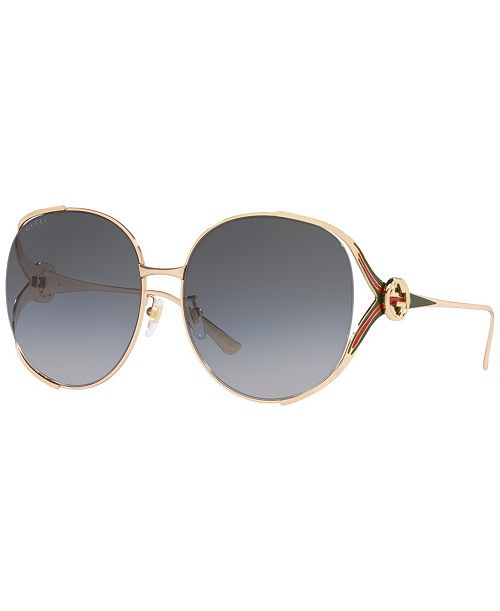 alfani Gucci Women's Sunglasses GG0225S Women's Fashion Shoes & Accessories