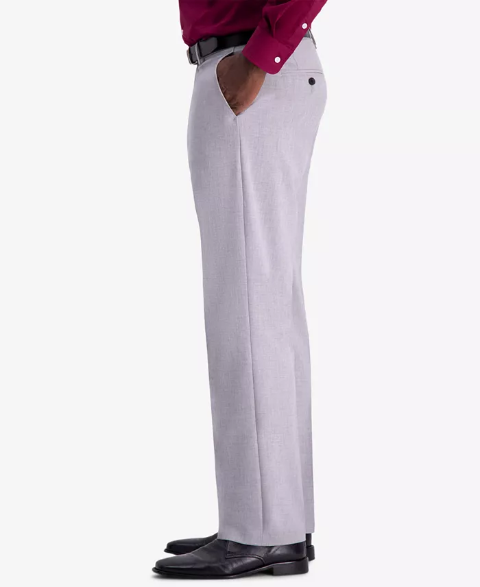 Haggar JMH Men's 4-Way Stretch Classic Fit Flat Front Dress Pant Men's Fashion & Accessories