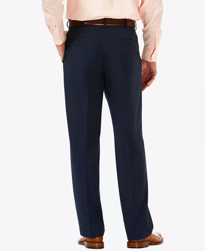 Alfani Haggar Men's Cool 18 PRO Classic-Fit Expandable Waist Pleated Stretch Dress Pants Men's Fashion & Accessories