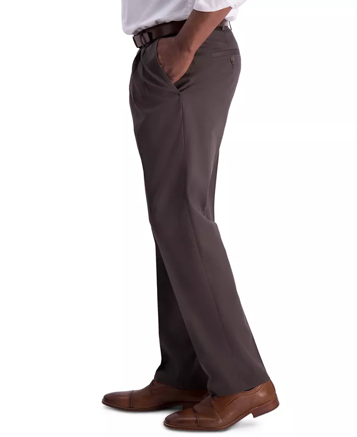 Haggar Men's Iron Free Premium Khaki Classic-Fit Pleated Pant Men's Fashion & Accessories