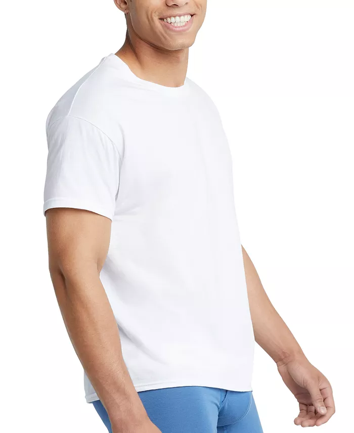 Alfani Hanes Men's 6-Pack Ultimate Crewneck Undershirts Men's Fashion & Accessories