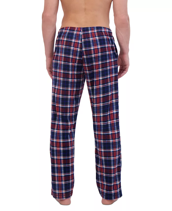 Alfani Hanes Men's Ultra Soft Plaid Brushed Fleece Pajama Pants Men's Fashion & Accessories