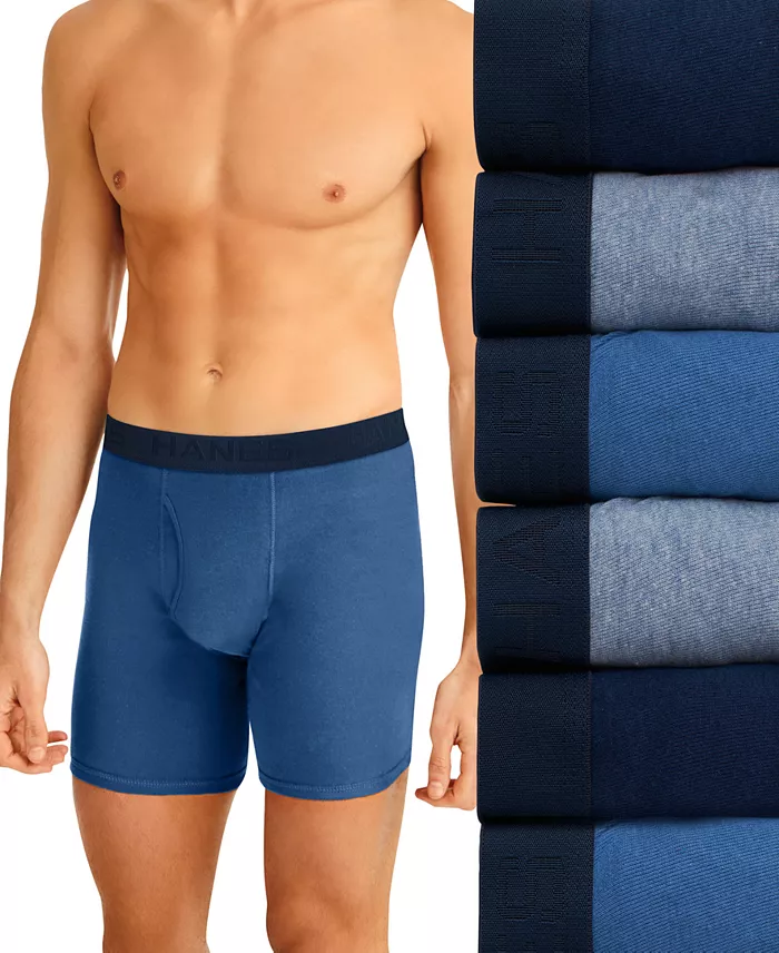 Alfani Hanes Ultimate® ComfortSoft Boxer Briefs 5+1 Bonus Pack Men's Fashion & Accessories