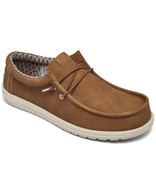 alfani Hey Dude Men's Wally Classic Slip-On Casual Moccasin Sneakers from Finish Line Brands