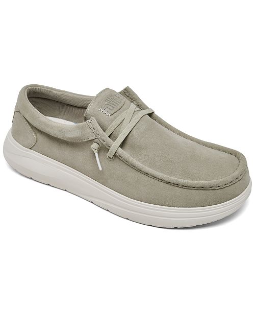 alfani Hey Dude Men's Wally Comfort Suede Casual Sneakers from Finish Line Brands