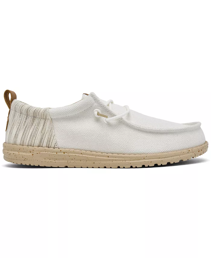 Alfani Hey Dude Men's Wally Funk Woven Jacquard Slip-On Casual Moccasin Sneakers From Finish Line Brands