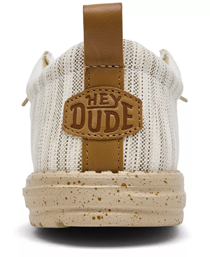 Alfani Hey Dude Men's Wally Funk Woven Jacquard Slip-On Casual Moccasin Sneakers From Finish Line Brands