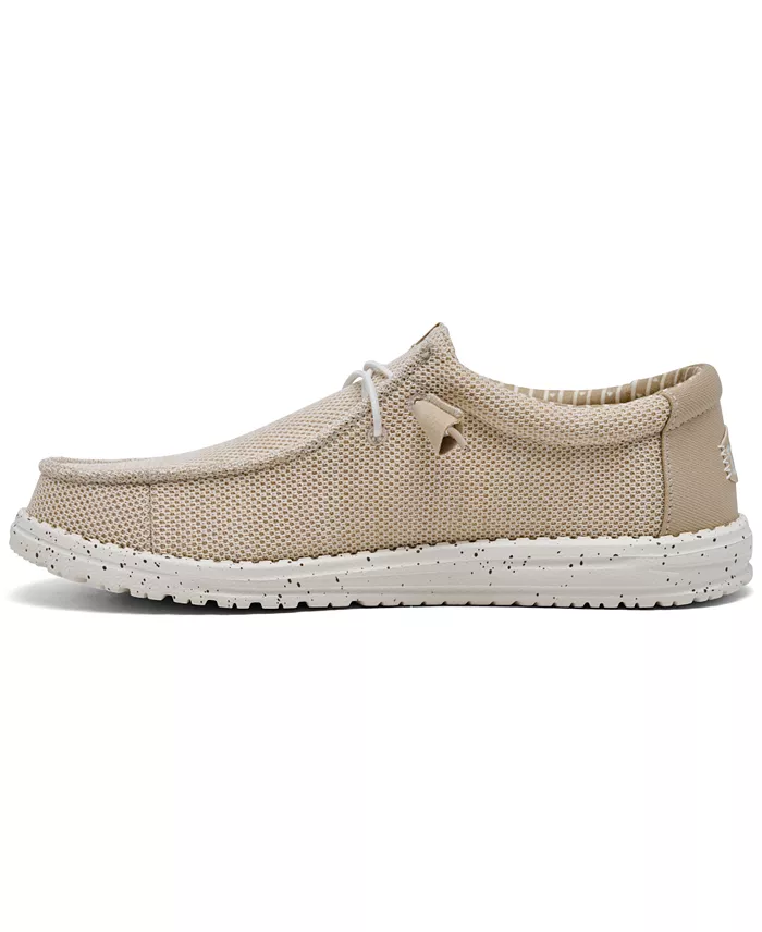 Alfani Hey Dude Men's Wally Stretch Slip-On Casual Moccasin Sneakers From Finish Line Brands